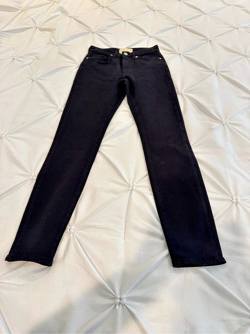 CQY Raine Skinny Jeans Black Waist 24 NWT